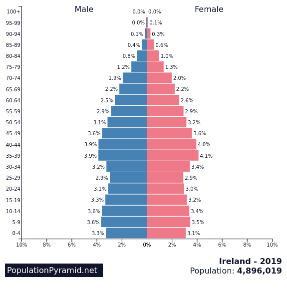 irish traveller population in ireland